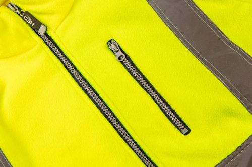 NEO TOOLS Láthatósági Polár Munkavédelmi kabát, sárga, M 81-740-M