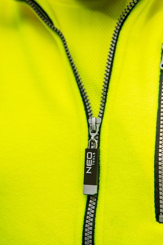 NEO TOOLS Láthatósági Polár Munkavédelmi kabát, sárga, XL 81-740-XL