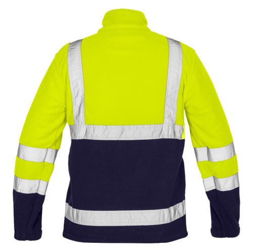 NEO TOOLS Láthatósági Polár Munkavédelmi kabát, sárga, XL 81-740-XL