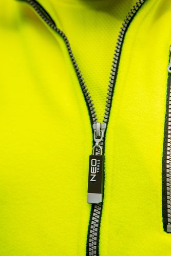 NEO TOOLS Láthatósági Polár Munkavédelmi kabát, sárga, XXL 81-740-XXL