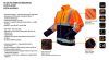 NEO TOOLS Láthatósági Polár Munkavédelmi kabát, narancssárga, M 81-741-M
