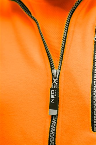 NEO TOOLS Láthatósági Polár Munkavédelmi kabát, narancssárga, XL 81-741-XL