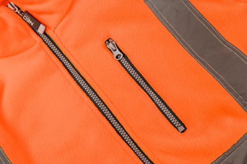 NEO TOOLS Láthatósági Polár Munkavédelmi kabát, narancssárga, XXL 81-741-XXL