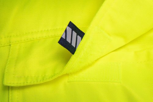 NEO TOOLS Láthatósági Munkavédelmi kabát, VISIBILITY, citromsárga, 60% pamut, 40% polyester, 260 gsm, L 81-742-L