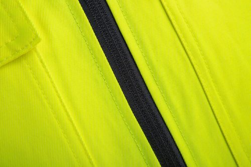 NEO TOOLS Láthatósági Munkavédelmi kabát, VISIBILITY, citromsárga, 60% pamut, 40% polyester, 260 gsm, L 81-742-M