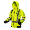 NEO TOOLS Láthatósági Munkavédelmi kabát, citromsárga, kapucnival, XL 81-745-XL
