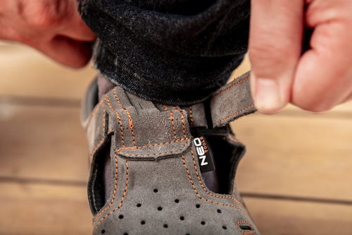 NEO TOOLS Munkavédelmi szandál, velúrbőr, S1 SRC, 39 82-080-39