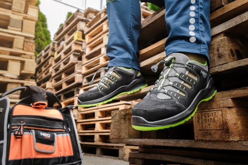 NEO TOOLS Munkavédelmi szandál S1P SR, acél orrmerevítés, acél átszúrásgátló betét, 39 82-089-39