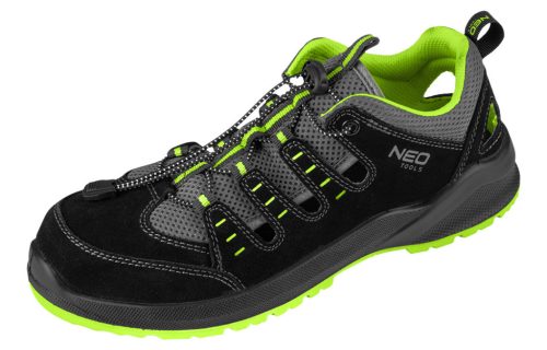 NEO TOOLS Munkavédelmi szandál S1P SR, acél orrmerevítés, acél átszúrásgátló betét, 41 82-089-41
