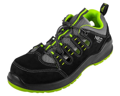 NEO TOOLS Munkavédelmi szandál S1P SR, acél orrmerevítés, acél átszúrásgátló betét, 41 82-089-41