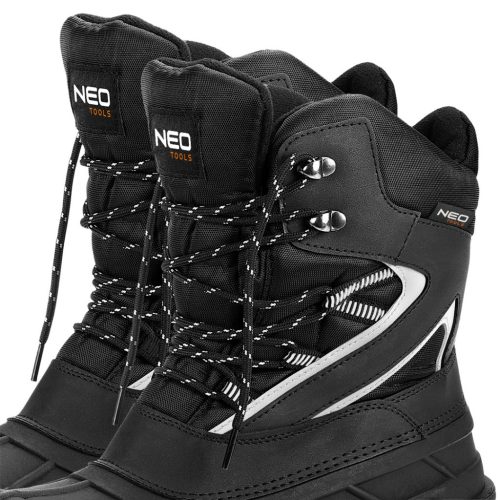 NEO TOOLS Hótaposó bakancs, fűzős, fényvisszaverő betétekkel, 44 82-139-44