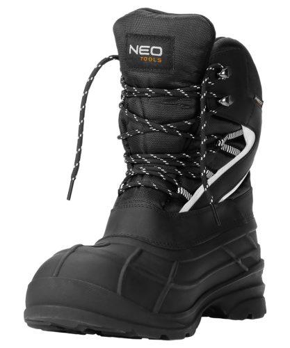 NEO TOOLS Hótaposó bakancs, fűzős, fényvisszaverő betétekkel, 45 82-139-45