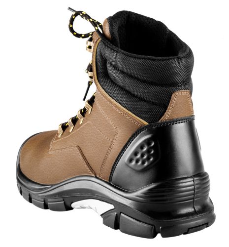NEO TOOLS Munkavédelmi bakancs S3 SRC, hasított bőr, 43-as 82-170-43