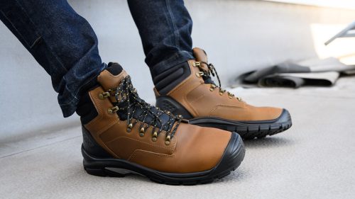 NEO TOOLS Munkavédelmi bakancs S3 SRC, hasított bőr, 46-os 82-170-46