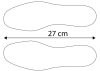 NEO TOOLS Talpbetét, filc, hőszigetelt, 40-41 82-341