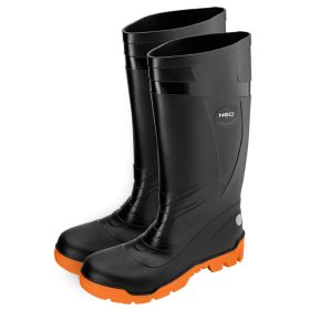   NEO TOOLS Munkavédelmi gumicsizma, PRO S4 SRC, vegyszerálló csúszásmentes talp, kompozit sarok és lábfejvédelem, 45 82-900-45