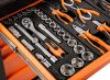 NEO TOOLS Műhelykocsi, 5 fiókos, 117db szerszámmal, 680x460x825mm, szerszámkocsi 25 év garanciával 84-214-6