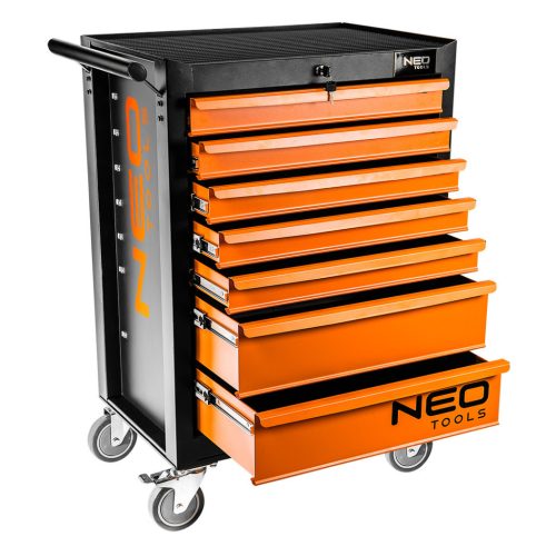 NEO TOOLS Műhelykocsi 7 fiókkal, 680x460x1030mm, szerszámkocsi 25 év garanciával 84-222