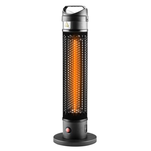 NEO TOOLS Halogén, infravörös álló hősugárzó 1000W, IP44, kül és beltéri, borulásvédelem, fogantyú, 3m2-ig 2 év garanciával 90-035