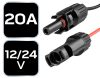NEO TOOLS Napelemes töltésvezérlő 20A, 12/24V 90-150