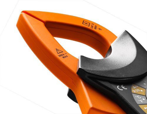 NEO TOOLS MULTIMÉTER DIGITÁLIS lakatfogó, AC V, DC V, AC A, Ellenállás, Hőmérséklet, Dióda, Folytonosság 94-002