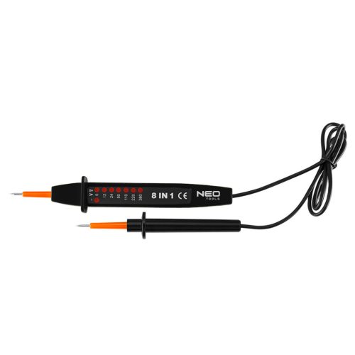 NEO TOOLS Feszültségvizsgáló, fázisceruza, 8az1ben,  AC/DC 6-380V 94-006