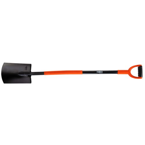 NEO TOOLS Ásólapát, fém nyél, műanyag markolat, Minimum rendelés: 4db 95-007