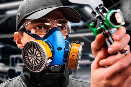 NEO TOOLS Szilikon félmaszk 97-350