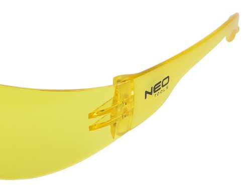 NEO TOOLS Védőszemüveg, sárga lencse, F osztályú védelem 97-503