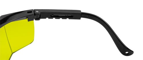 NEO TOOLS Védőszemüveg, sárga lencsékkel, állítható szárral 97-506