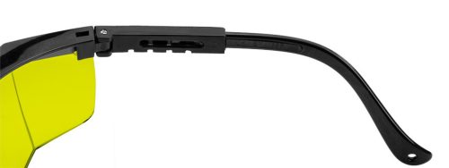 NEO TOOLS Védőszemüveg, sárga lencsékkel, állítható szárral 97-506