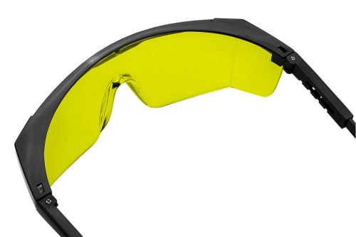 NEO TOOLS Védőszemüveg, sárga lencsékkel, állítható szárral 97-506