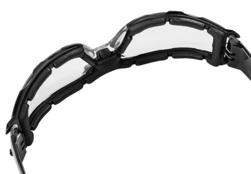NEO TOOLS Védőszemüveg, polifoam porvédő peremmel, víztiszta lencsékkel, F osztályú ellenállósági osztályú 97-520