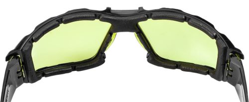 NEO TOOLS Védőszemüveg, polifoam porvédő peremmel, sárga lencsékkel, F osztályú ellenállósági osztályú 97-521