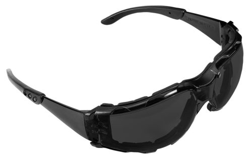 NEO TOOLS Védőszemüveg, polifoam porvédő peremmel, sötétített lencsékkel, F osztályú ellenállósági osztályú 97-522
