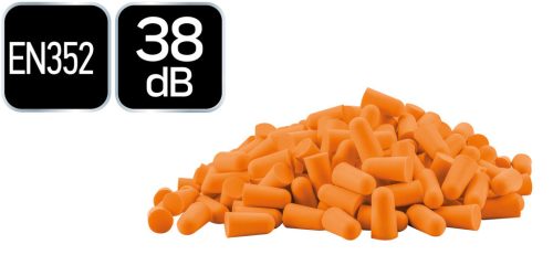 NEO TOOLS Füldugó, 38dB, szilikon, 500pár 97-552