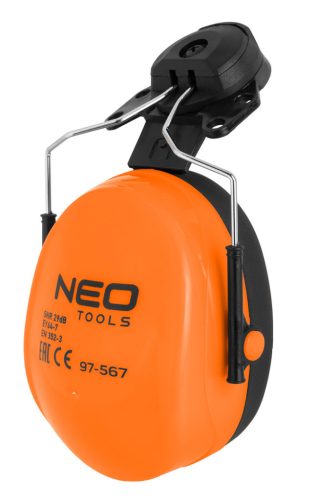 NEO TOOLS Fülvédő, sisakra szerelhető, SNR 29db, CE 97-567