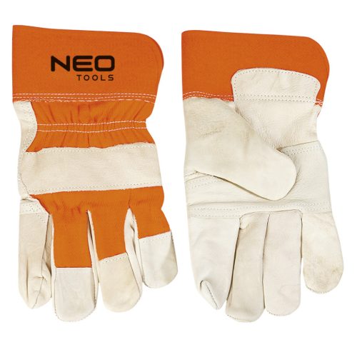 NEO TOOLS Munkakesztyű, marha színbőr, 3123X, 10,5" 97-602