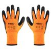 NEO TOOLS Munkakesztyű, hőszigetelt, latex bevonatú poliészter, 2242X, 10" 97-612-10
