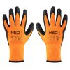NEO TOOLS Munkakesztyű, hőszigetelt, latex bevonatú poliészter, 2242X, 8" 97-612-8