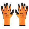 NEO TOOLS Munkakesztyű, hőszigetelt, latex bevonatú poliészter, 2242X, 9" 97-612-9