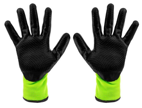 NEO TOOLS Munkakesztyű, hőszigetelt, latex bevonatú akril anyag, 4142X, 10" 97-613-10