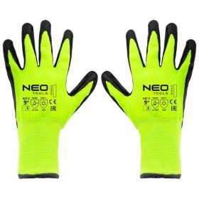   NEO TOOLS Munkakesztyű, hőszigetelt, latex bevonatú akril anyag, 4142X, 9" 97-613-9