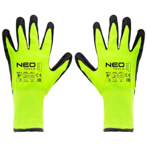 NEO TOOLS Munkakesztyű, hőszigetelt, latex bevonatú akril anyag, 4142X, 9" 97-613-9
