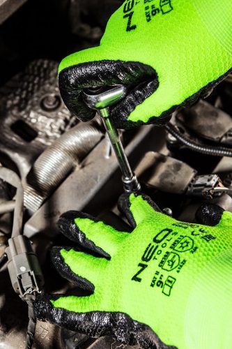 NEO TOOLS Munkakesztyű, hőszigetelt, latex bevonatú akril anyag, 4142X, 9" 97-613-9