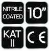 NEO TOOLS Munkakesztyű, nitril bevonatú nylon, 4131X, 10" 97-616-10