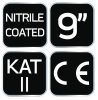 NEO TOOLS Munkakesztyű, nitril bevonatú nylon, 4131X, 9" 97-616-9
