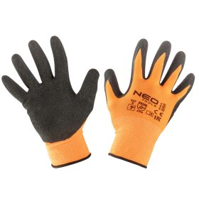   NEO TOOLS Munkakesztyű, latexbevonatú poliészter, 3131X, 9" 97-641-9