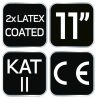 NEO TOOLS Munkakesztyű, latex bevonatú poliészter (2 rétegű), 3141X, 11" 97-643-11