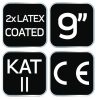 NEO TOOLS Munkakesztyű, latexbevonatú poliészter(2 rétegű), 3141X, 9" 97-643-9